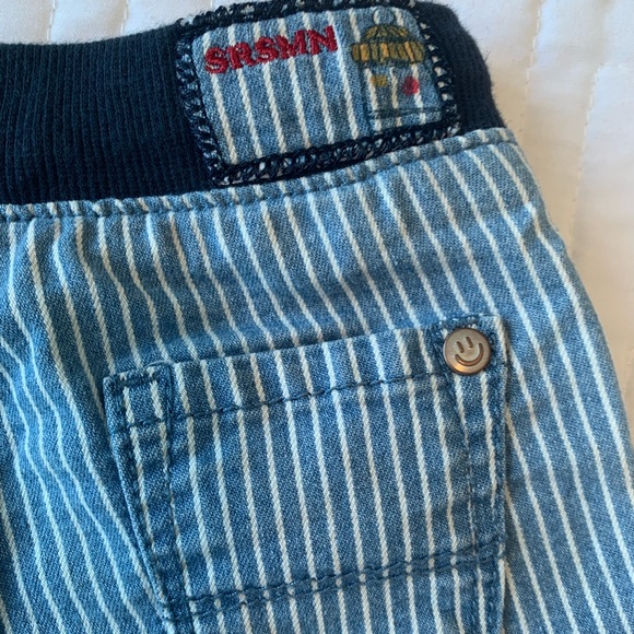 Souris Mini Seersucker Denim Shorts - Picture 6 of 6